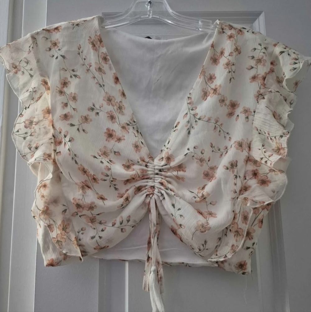 Floral 2-piece crop top & maxi skirt set